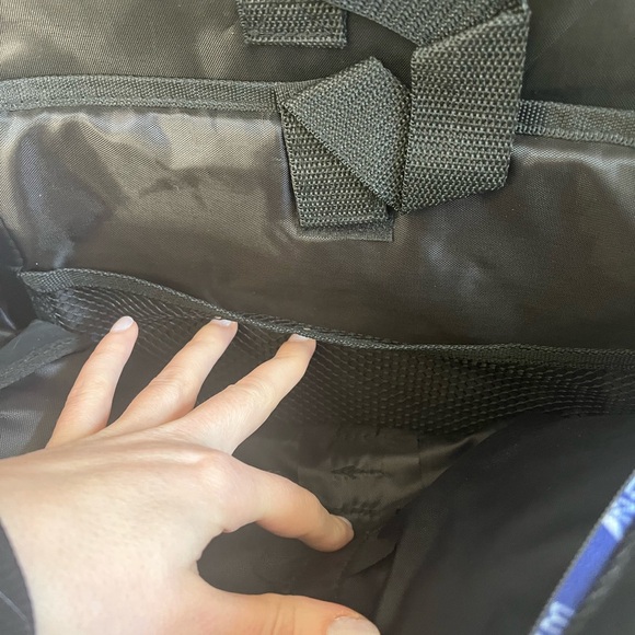 NASM Black & Blue Sporty Backpack with Padded Straps - Picture 4 of 7